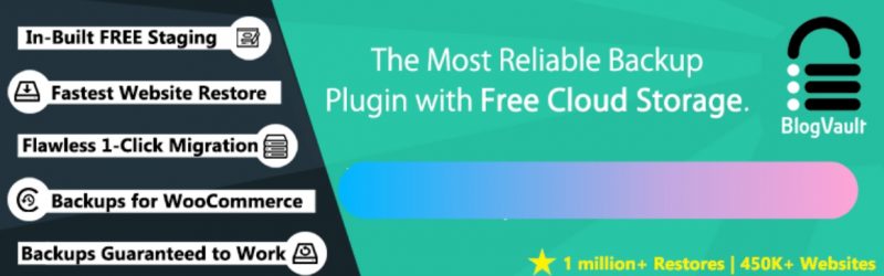 付费WordPress备份插件BlogVault