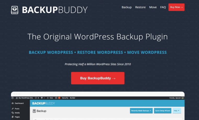 wordpress备份插件BackupBuddy