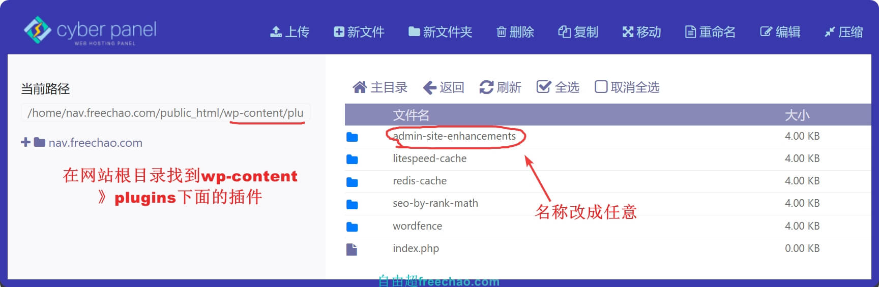 用WPS hide、ASE等插件更改WordPress登录地址,忘记后怎么办?04