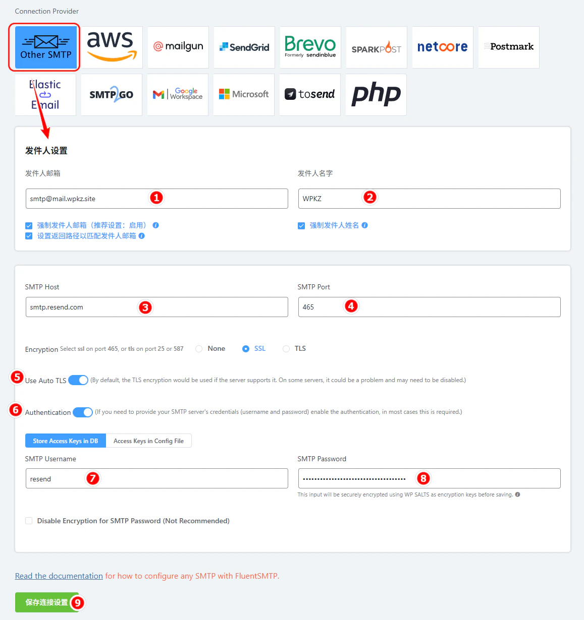 使用 Resend 服务为 WordPress 网站配置SMTP发送邮件 - Resend 12